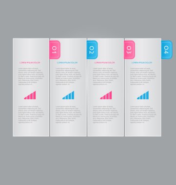 İş, eğitim için Infographics şablon