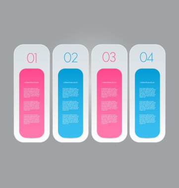 İş, eğitim için Infographics şablon