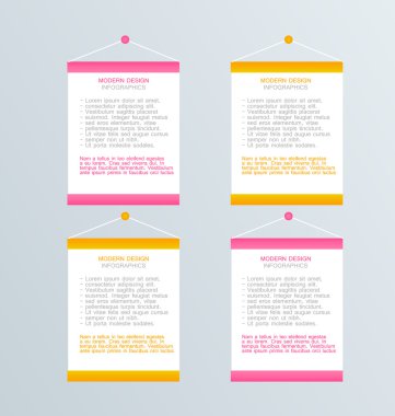 İş, eğitim için Infographics şablon