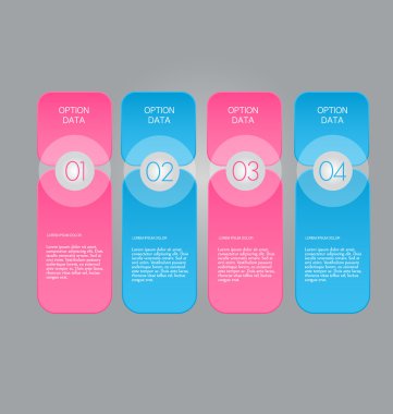 İş, eğitim için Infographics şablon