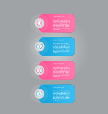 İş, eğitim için Infographics şablon