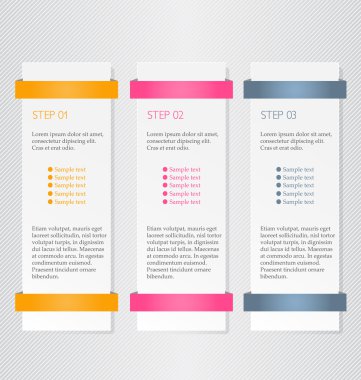 İş, eğitim için Infographics şablon