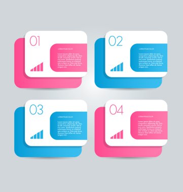 İş, eğitim için Infographics şablon