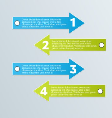 İş, eğitim için Infographics şablon