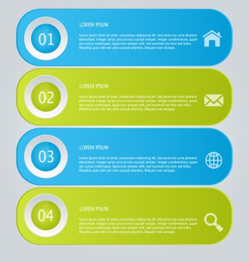 İş, eğitim için Infographics şablon