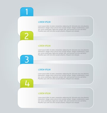 İş, eğitim için Infographics şablon