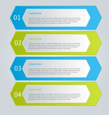 İş, eğitim için Infographics şablon