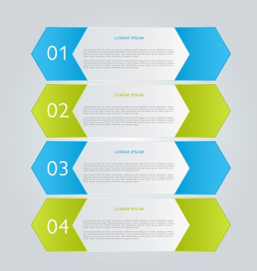 İş, eğitim için Infographics şablon
