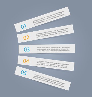İş, eğitim için Infographics şablon