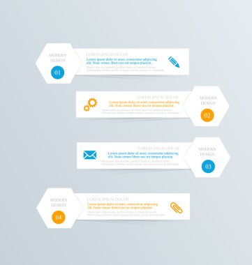 İş, eğitim için Infographics şablon