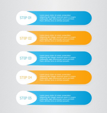 İş, eğitim için Infographics şablon