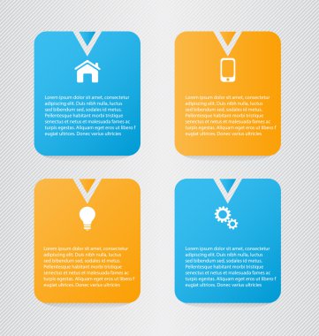 İş, eğitim için Infographics şablon