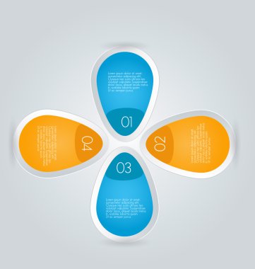 İş, eğitim için Infographics şablon