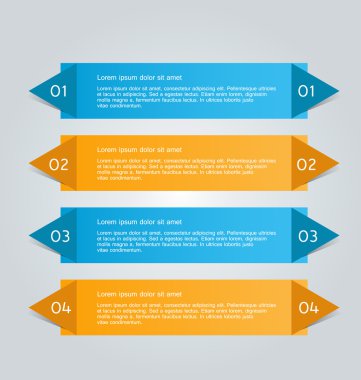 İş, eğitim için Infographics şablon