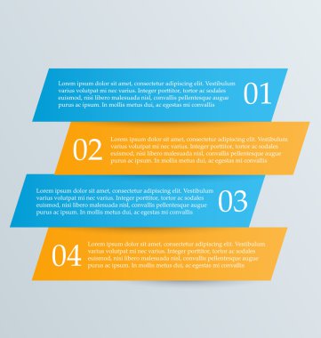 İş, eğitim için Infographics şablon