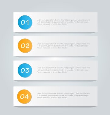 İş, eğitim için Infographics şablon