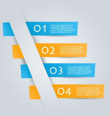 İş, eğitim için Infographics şablon