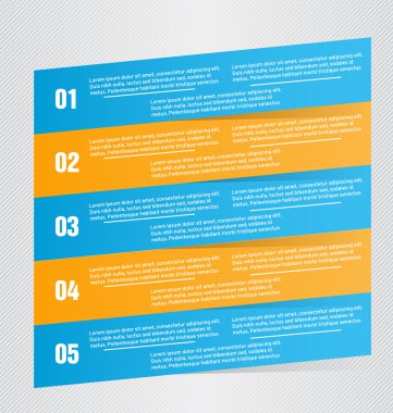 İş, eğitim için Infographics şablon