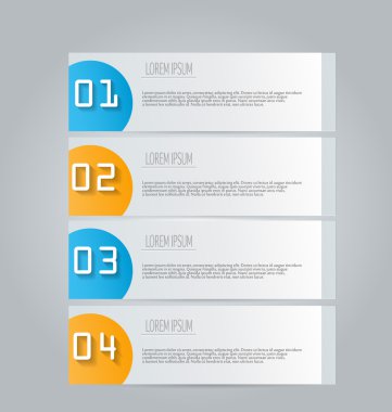 İş, eğitim için Infographics şablon