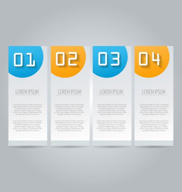 İş, eğitim için Infographics şablon