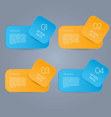 İş, eğitim için Infographics şablon