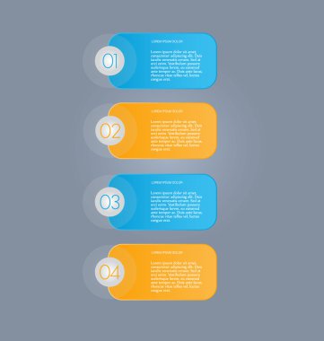 İş, eğitim için Infographics şablon