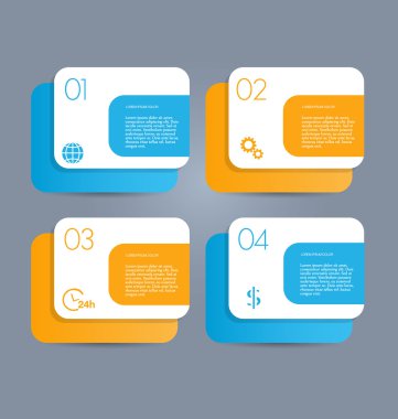 İş, eğitim için Infographics şablon