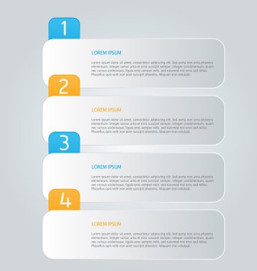 İş, eğitim için Infographics şablon