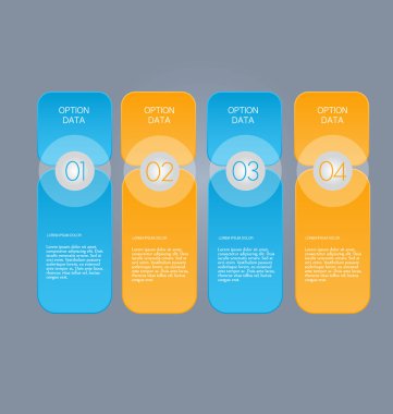 İş, eğitim için Infographics şablon