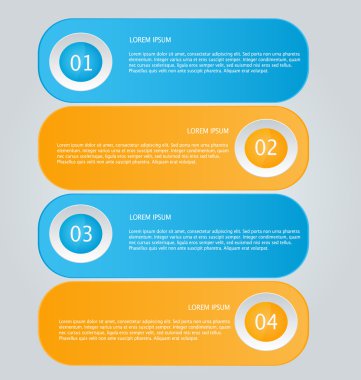 İş, eğitim için Infographics şablon