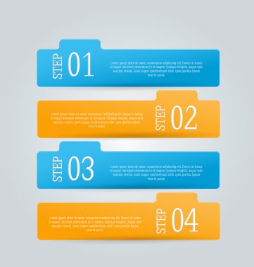 İş, eğitim için Infographics şablon