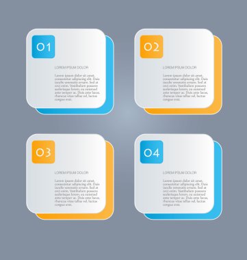 İş, eğitim için Infographics şablon