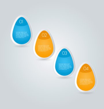İş, eğitim için Infographics şablon