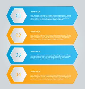 İş, eğitim için Infographics şablon