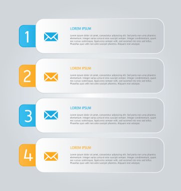 İş, eğitim için Infographics şablon