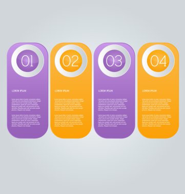 İş, eğitim için Infographics şablon