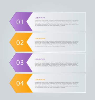 İş, eğitim için Infographics şablon