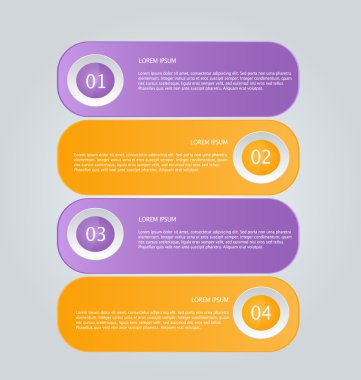 İş, eğitim için Infographics şablon