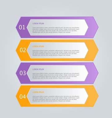 İş, eğitim için Infographics şablon