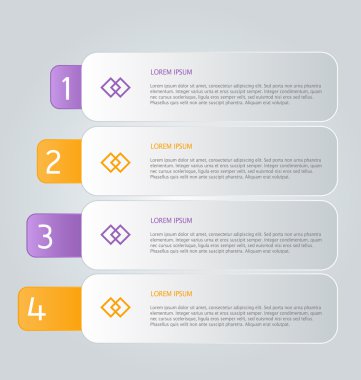 İş, eğitim için Infographics şablon