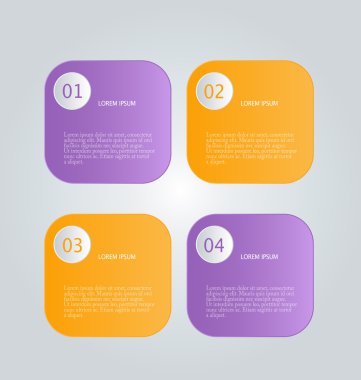 İş, eğitim için Infographics şablon