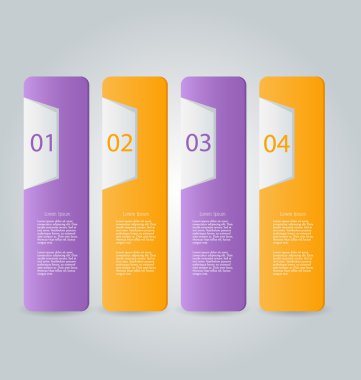 İş, eğitim için Infographics şablon