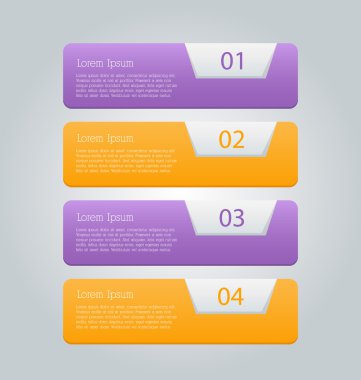 İş, eğitim için Infographics şablon