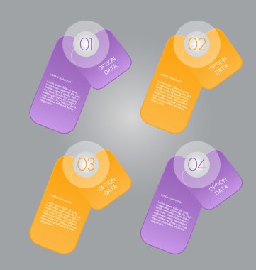 İş, eğitim için Infographics şablon