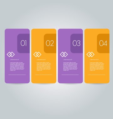 İş, eğitim için Infographics şablon