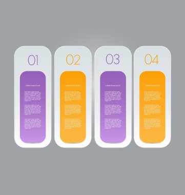 İş, eğitim için Infographics şablon