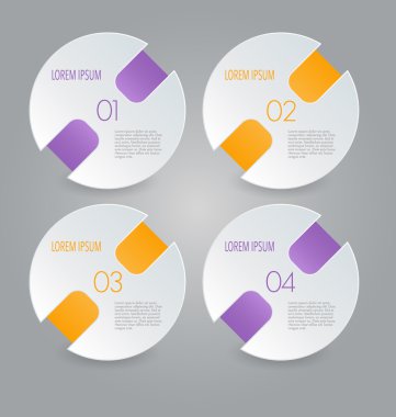 İş, eğitim için Infographics şablon