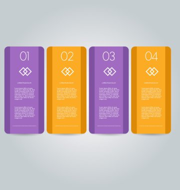 İş, eğitim için Infographics şablon