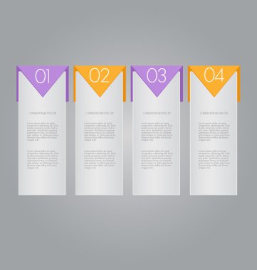 İş, eğitim için Infographics şablon