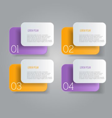 İş, eğitim için Infographics şablon